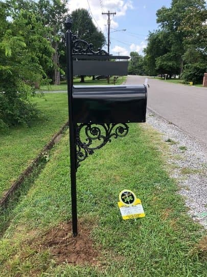 Jefferson complete mailbox and post